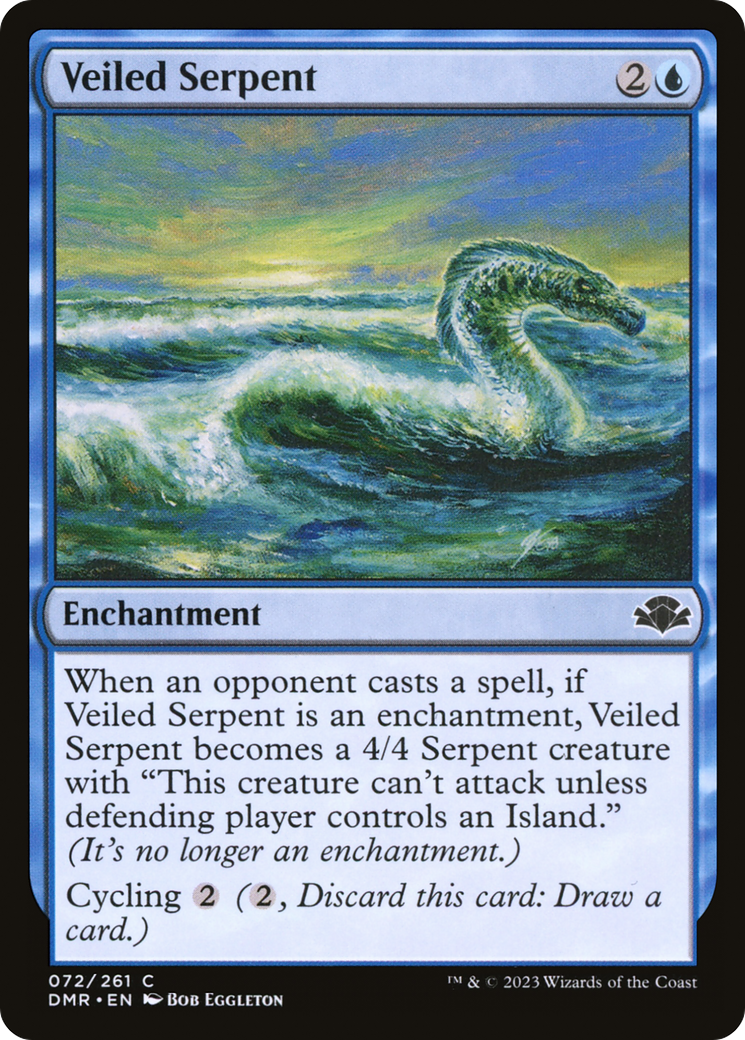 Veiled Serpent (DMR-072) - Dominaria Remastered Foil