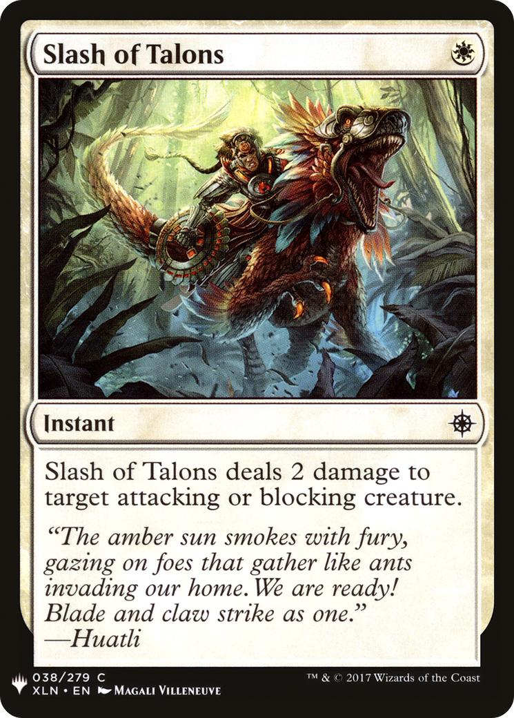 Slash of Talons (LIST-XLN-38) - The List