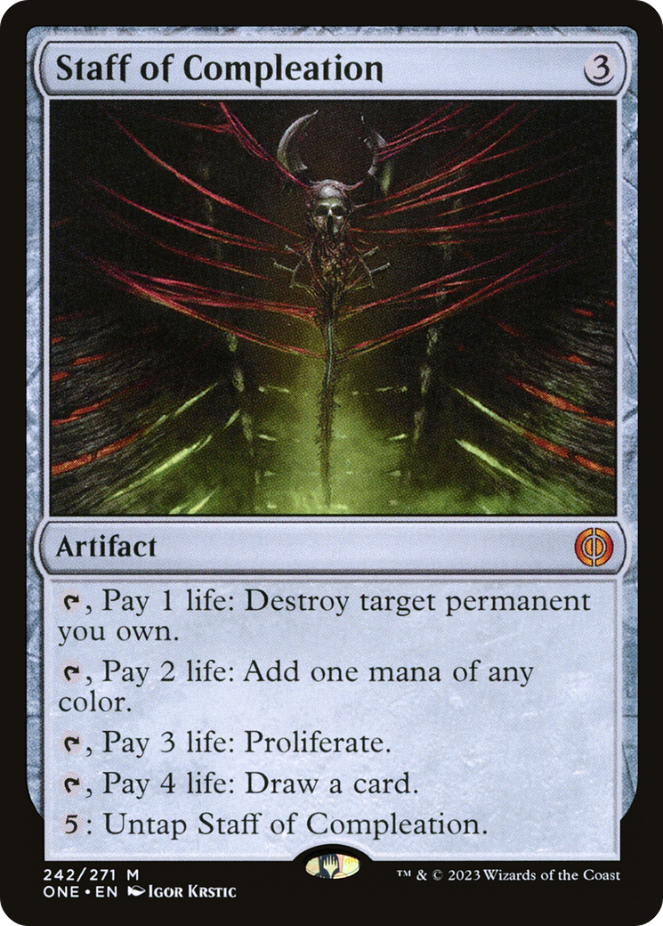 Staff of Compleation (ONE-242) - Phyrexia: All Will Be One