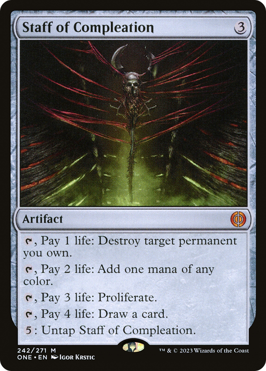 Staff of Compleation (ONE-242) - Phyrexia: All Will Be One