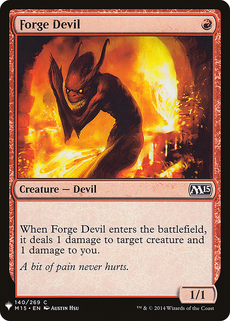Forge Devil (LIST-M15-140) - The List