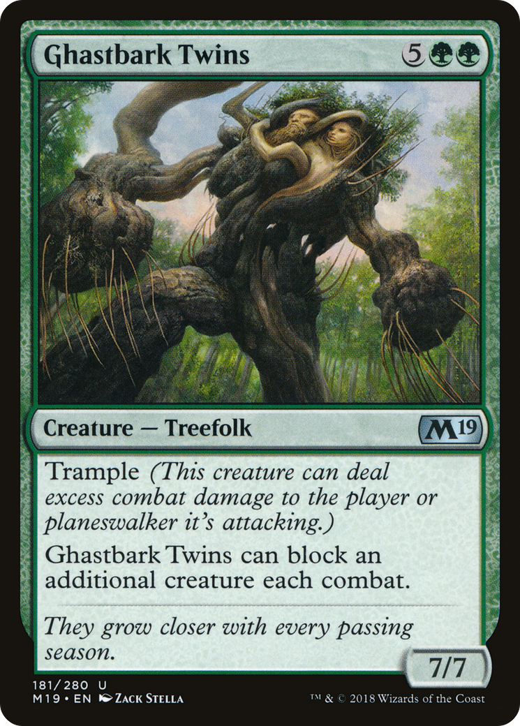 Ghastbark Twins (M19-181) - Core Set 2019