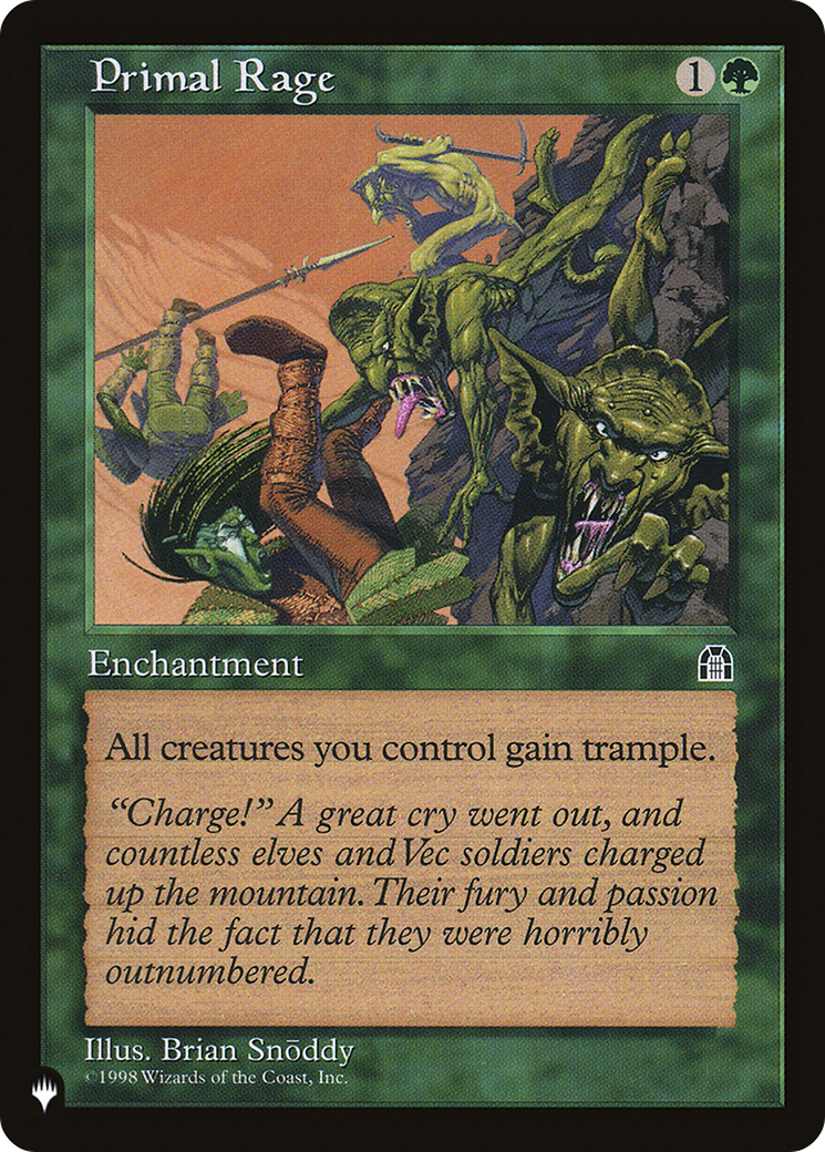 Primal Rage (LIST-STH-112) - The List