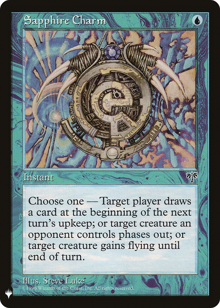 Sapphire Charm (LIST-MIR-89) - The List