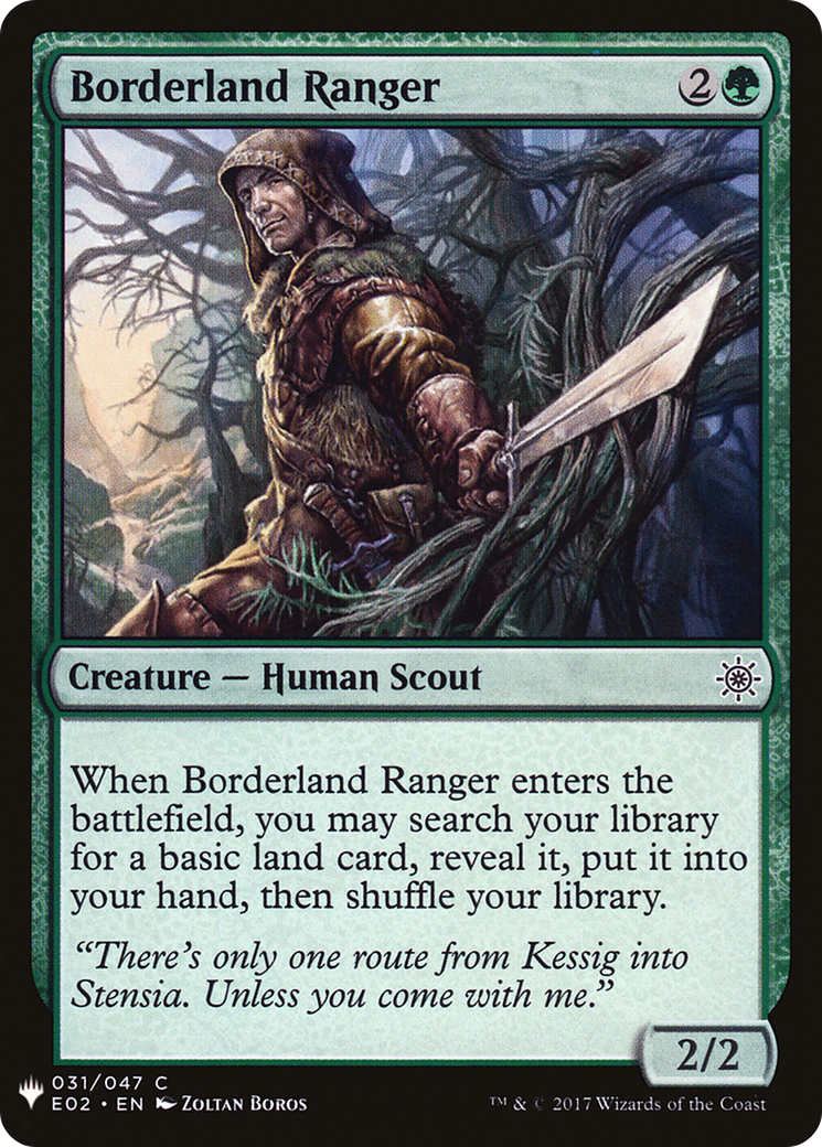 Borderland Ranger (LIST-E02-31) - The List