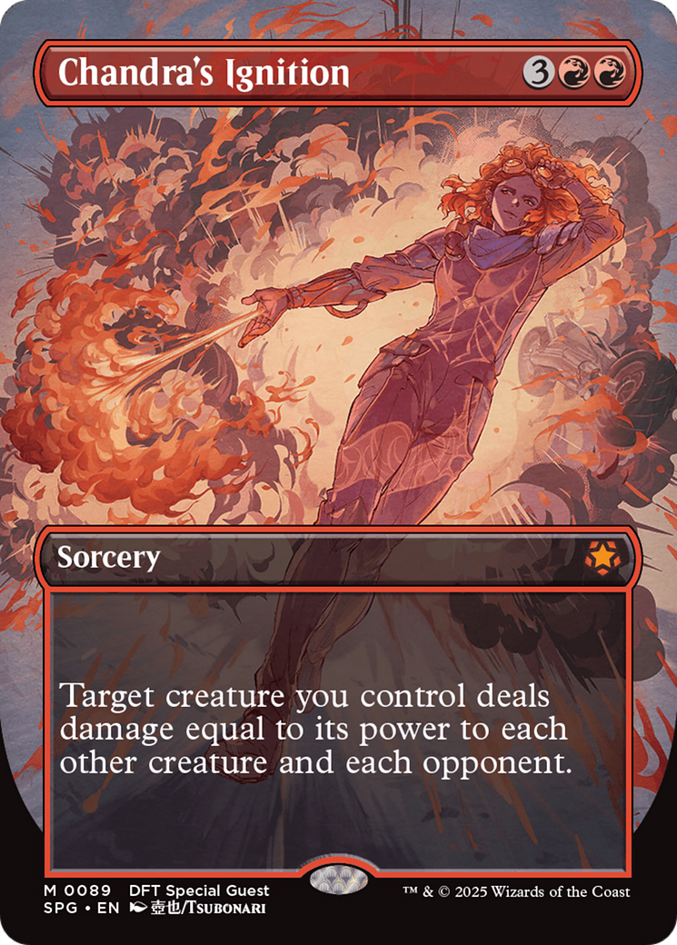 Chandra's Ignition (SPG-089) - Special Guests (Borderless) Foil