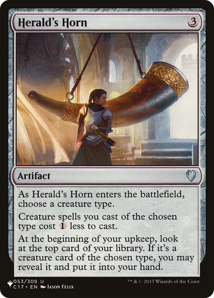 Herald's Horn (PLST-C17-53) - The List