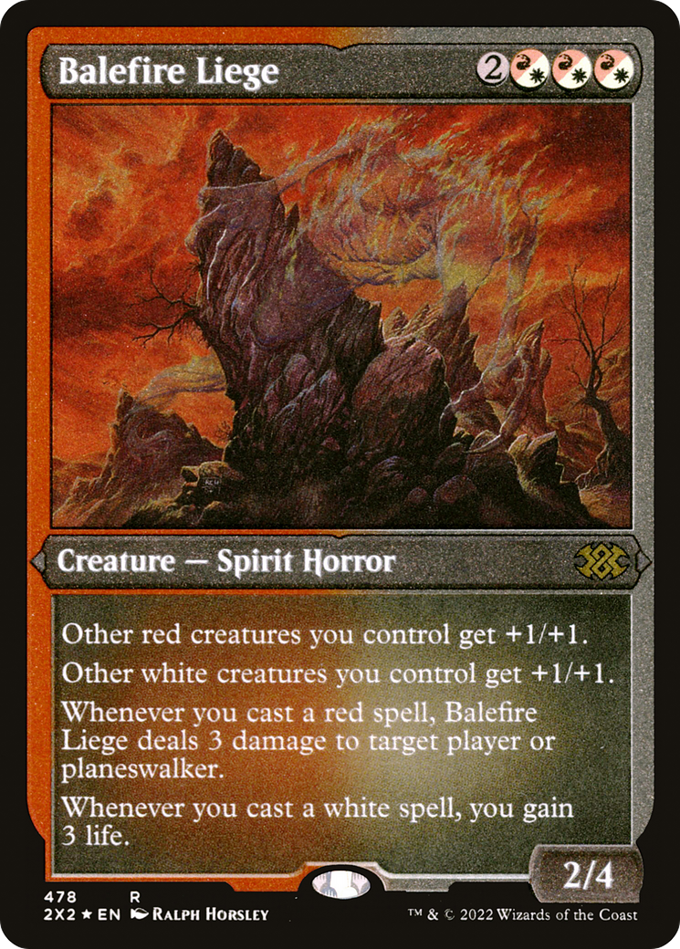 Balefire Liege (Foil Etched) (2X2-478) - Double Masters 2022 Foil