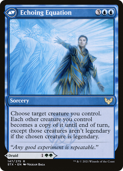 Augmenter Pugilist // Echoing Equation (STX-147) - Strixhaven: School of Mages Foil