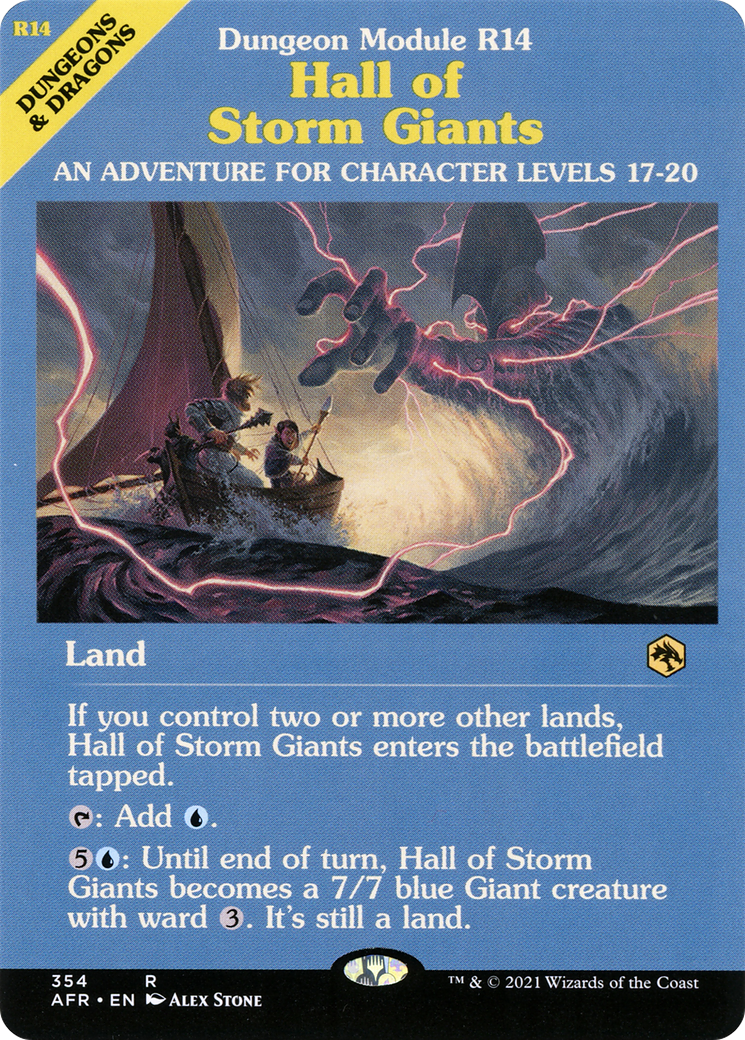 Hall of Storm Giants (AFR-354) - Adventures in the Forgotten Realms: (Showcase)