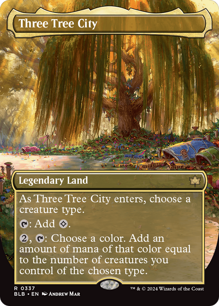 Three Tree City (BLB-337) - Bloomburrow (Borderless)