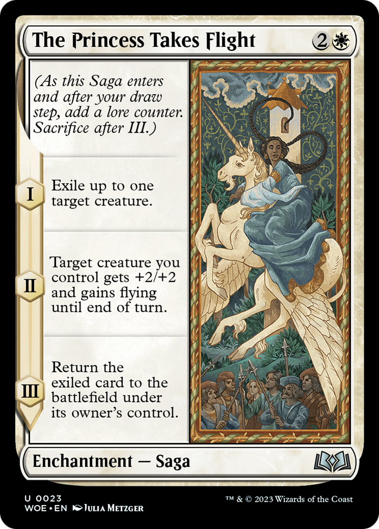 The Princess Takes Flight (WOE-023) - Wilds of Eldraine