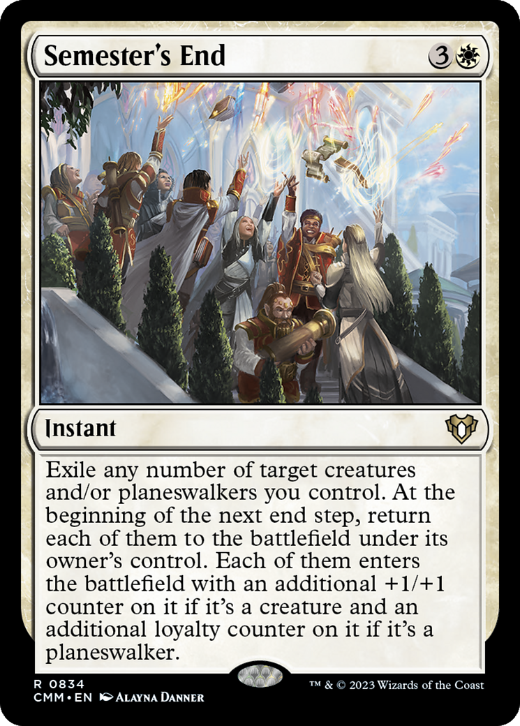 Semester's End (CMM-834) - Commander Masters