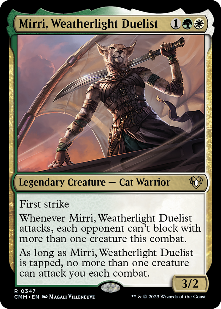 Mirri, Weatherlight Duelist (CMM-347) - Commander Masters Foil