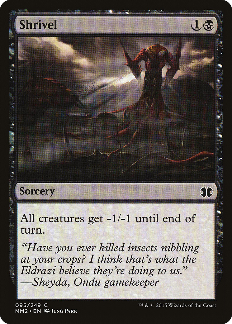 Shrivel (MM2-095) - Modern Masters 2015