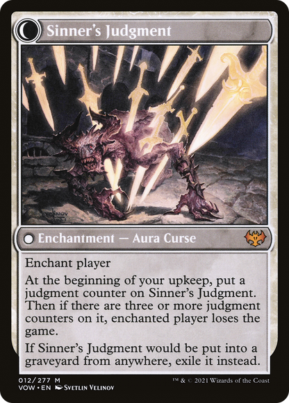 Faithbound Judge // Sinner's Judgment (VOW-012) - Innistrad: Crimson Vow: (Double Faced Transform)
