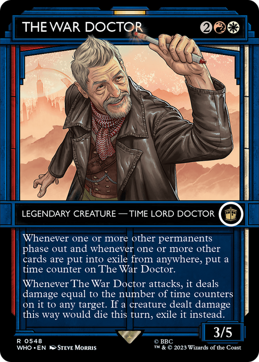 The War Doctor (WHO-548) - Doctor Who: (Showcase) (Borderless)