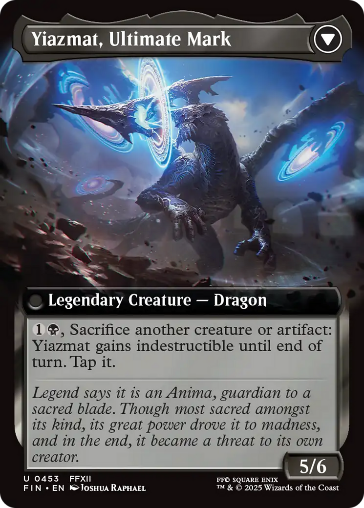 Sidequest: Hunt the Mark // Yiazmat, Ultimate Mark (FIN-453) - FINAL FANTASY: (enchantment, Extended Art) Foil