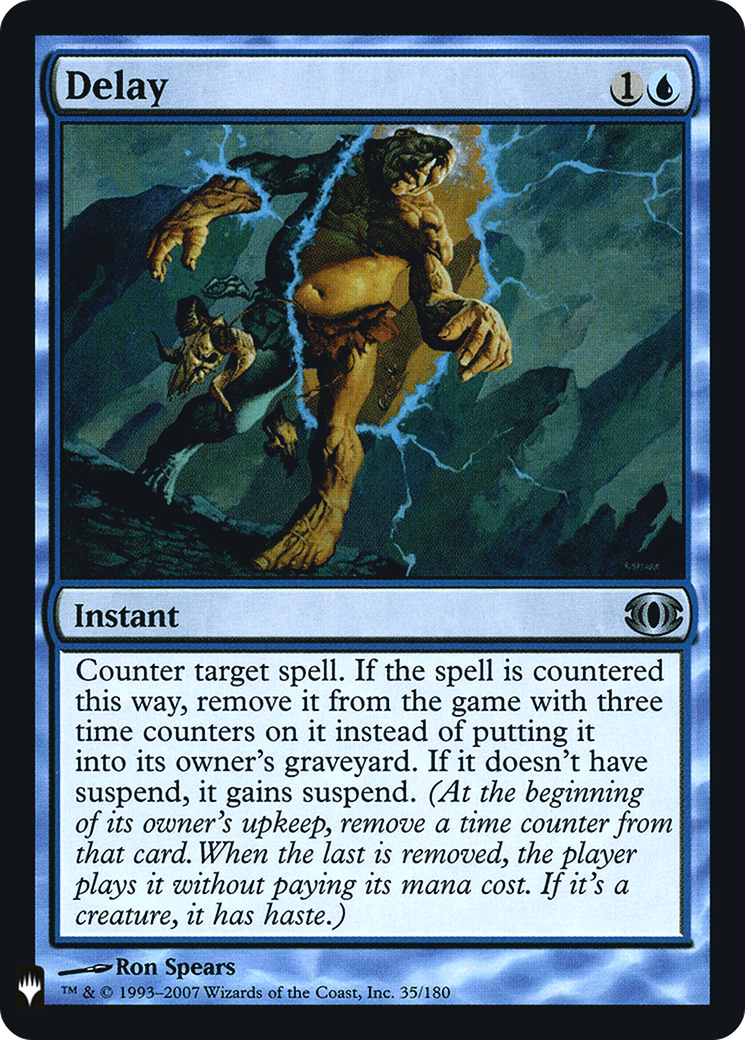 Delay (LIST-FUT-35) - The List Foil