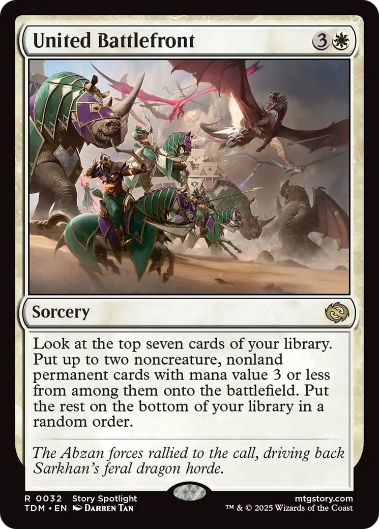 United Battlefront (TDM-032) - Tarkir: Dragonstorm
