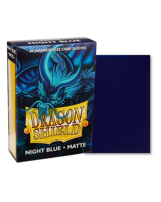 Dragon Shield Sleeves Japanese - Box 60 - Night Blue Matte