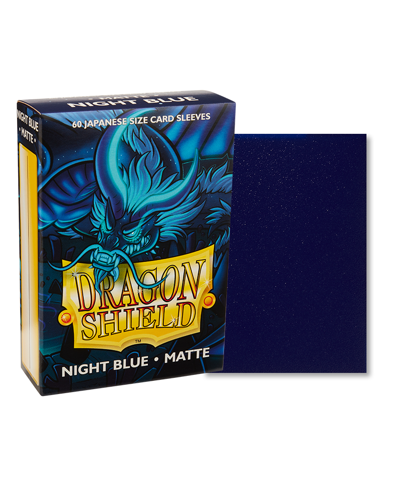 Dragon Shield Sleeves Japanese - Box 60 - Night Blue Matte