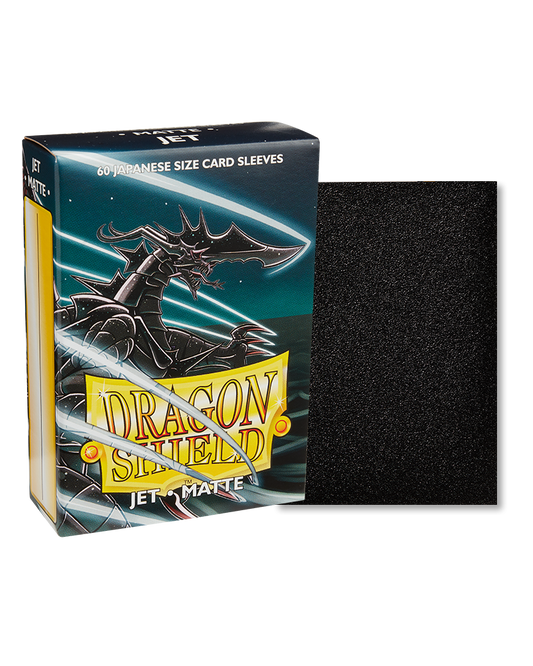 Dragon Shield Sleeves Japanese - Box 60 - Jet Matte