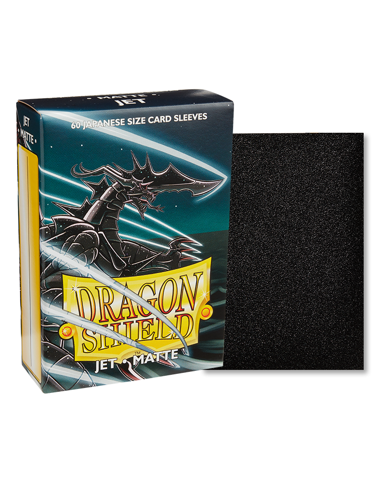 Dragon Shield Sleeves Japanese - Box 60 - Jet Matte