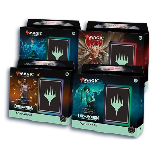 Magic the Gathering Duskmourn: House of Horror - Commander Deck Display (ALL 4 DECKS)