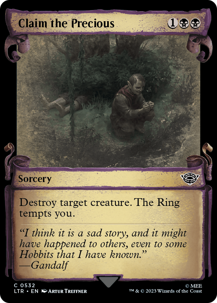 Claim the Precious (LTR-532) - The Lord of the Rings: Tales of Middle-earth: (Showcase)