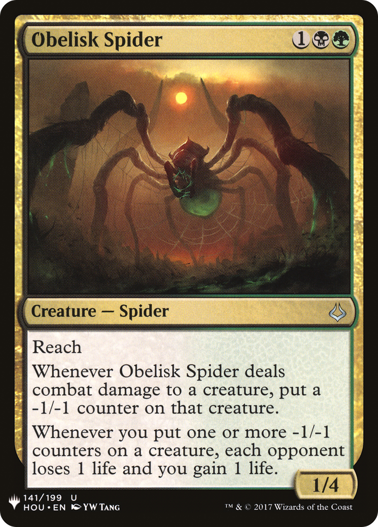 Obelisk Spider (LIST-HOU-141) - The List