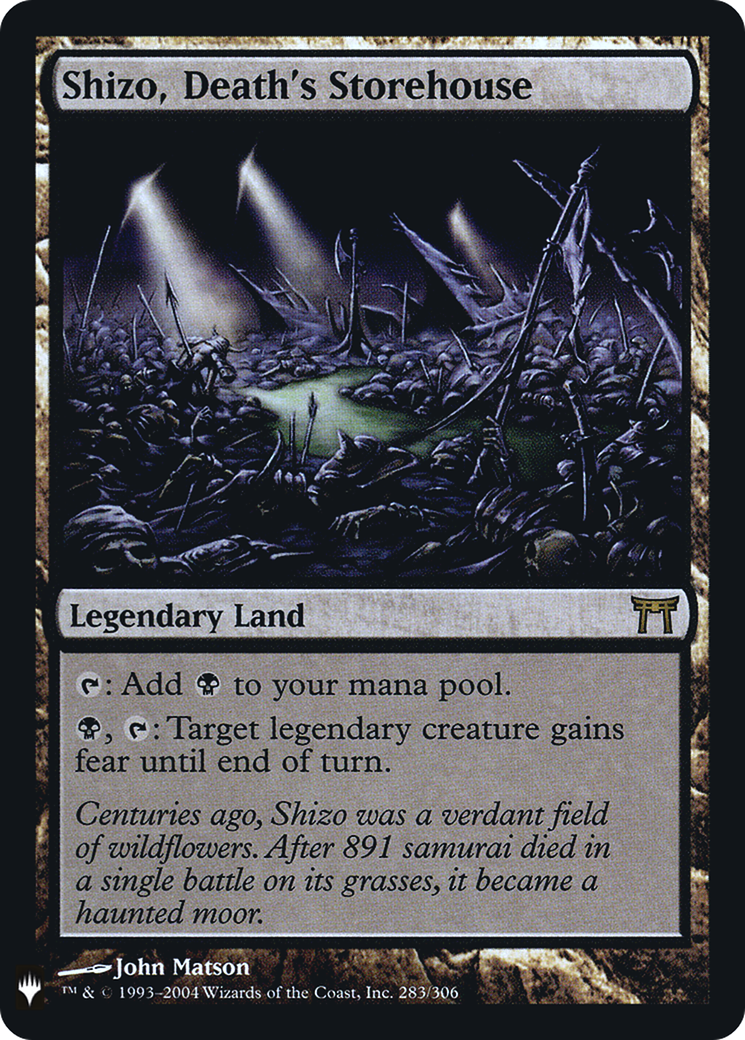 Shizo, Death's Storehouse (LIST-CHK-283) - The List Foil
