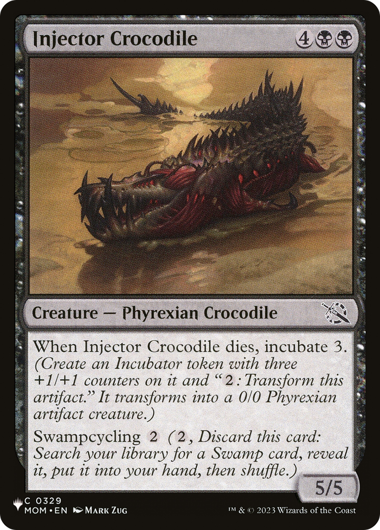 Injector Crocodile (LIST-MOM-329) - The List