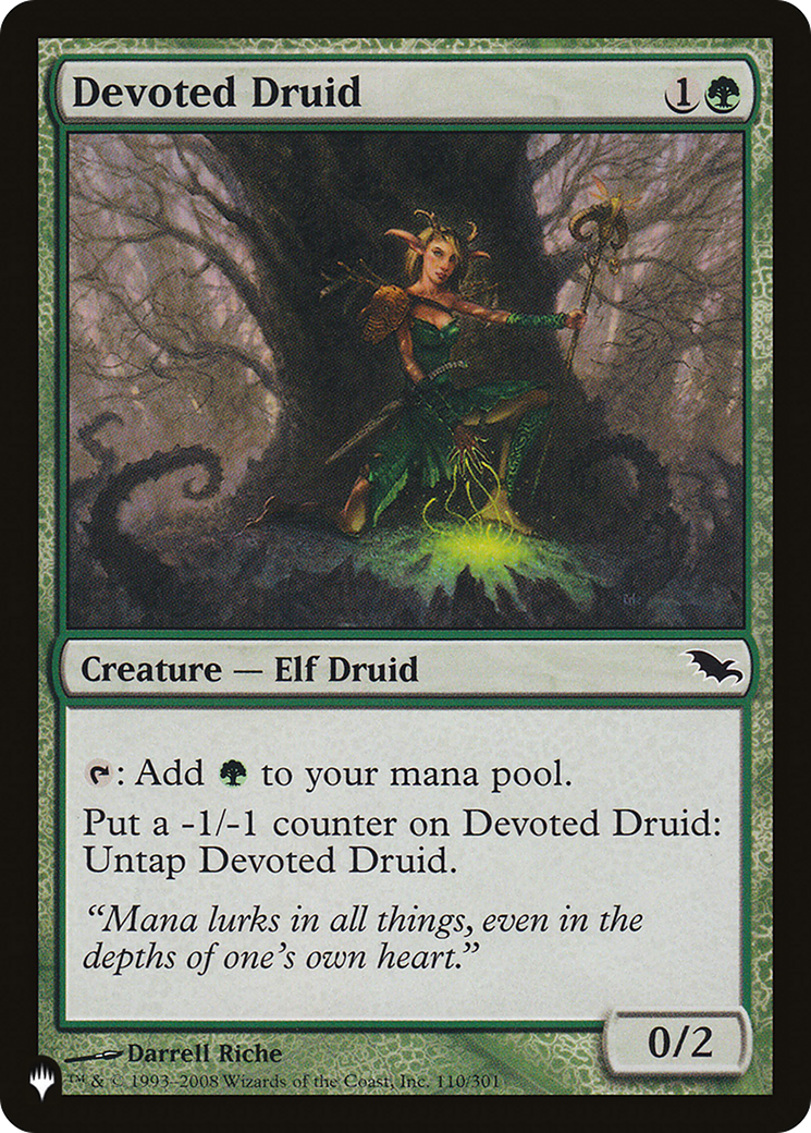 Devoted Druid (LIST-SHM-110) - The List
