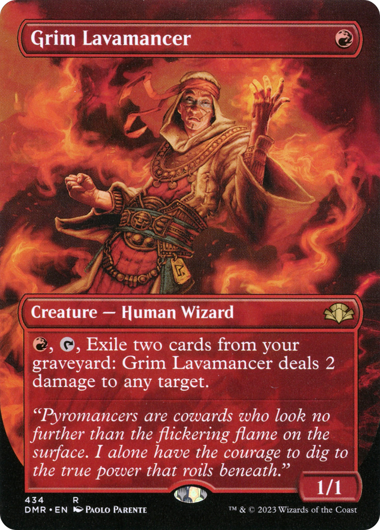 Grim Lavamancer (DMR-434) - Dominaria Remastered (Borderless)
