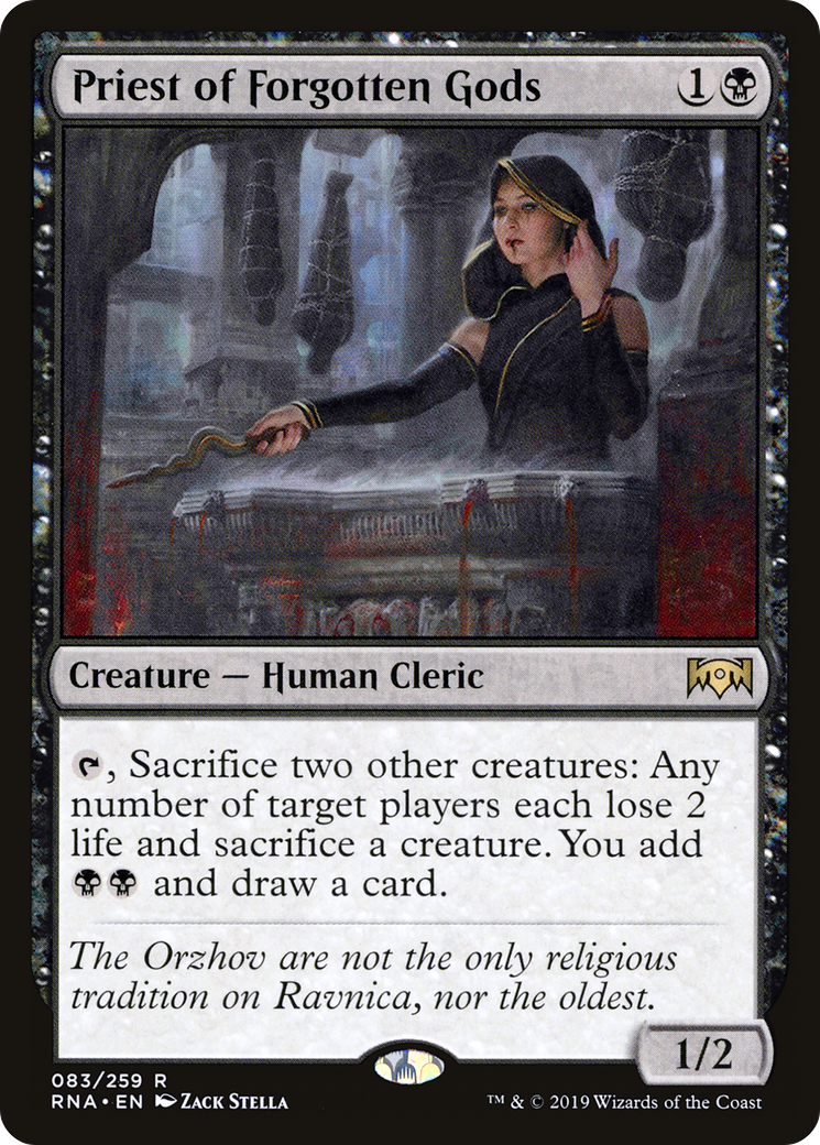 Priest of Forgotten Gods (RNA-083) - Ravnica Allegiance Foil