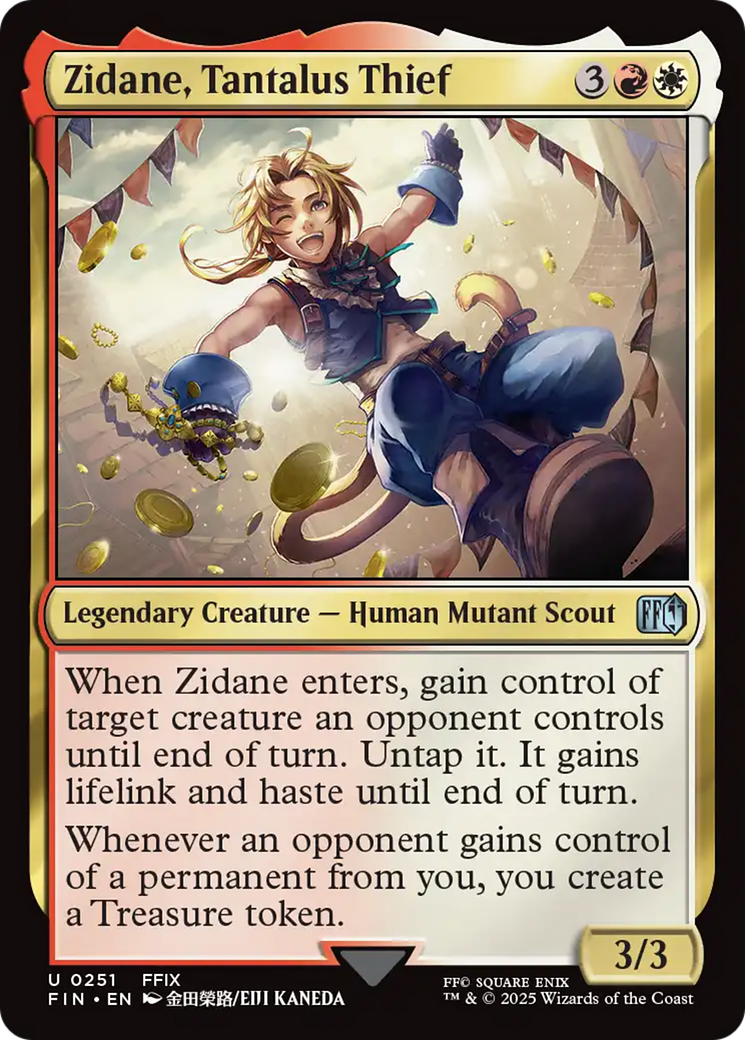 Zidane, Tantalus Thief (FIN-251) - FINAL FANTASY