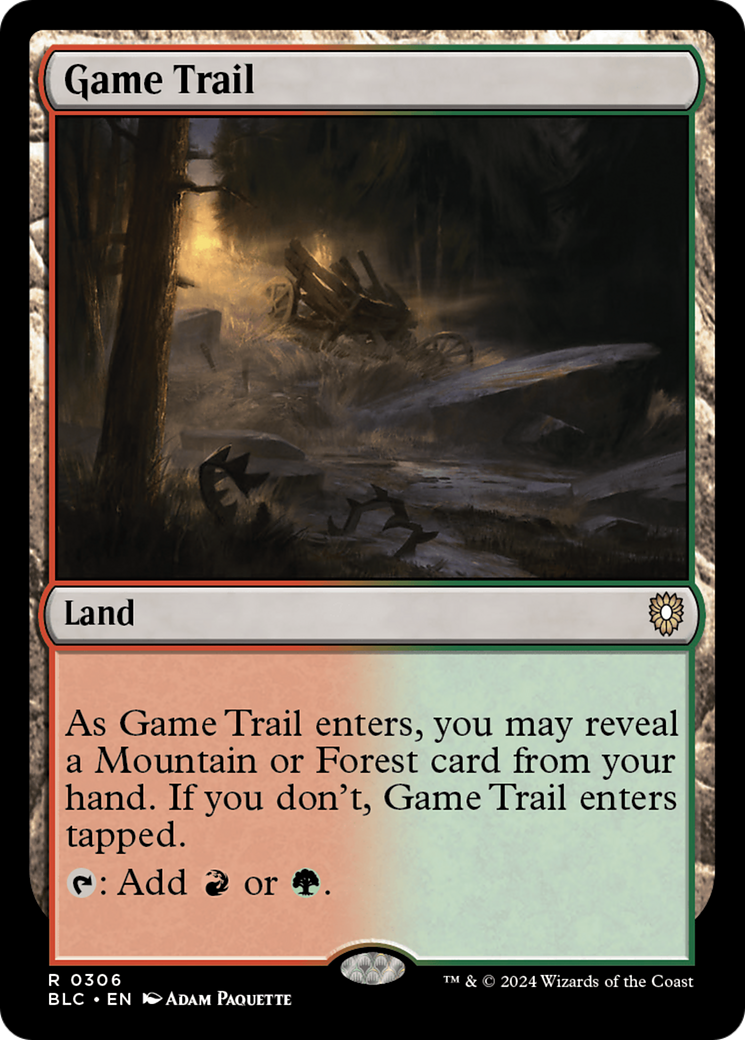 Game Trail (BLC-306) - Bloomburrow Commander