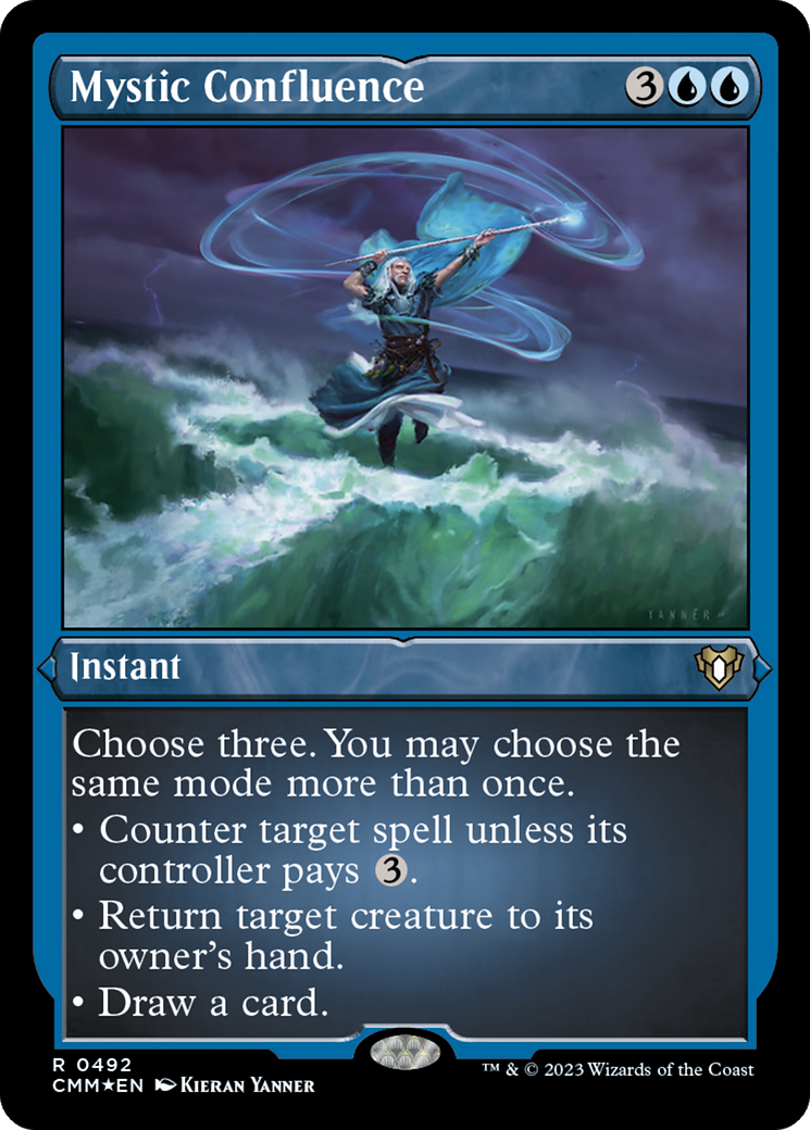 Mystic Confluence (CMM-492) - Commander Masters Etched Foil