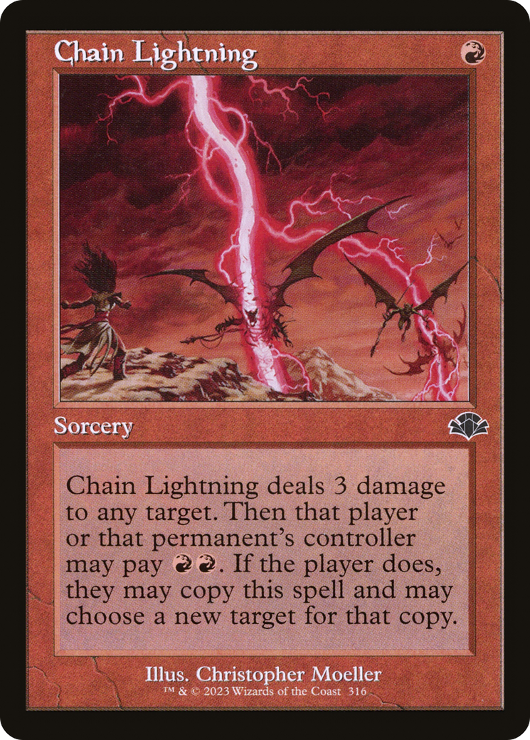 Chain Lightning (DMR-316) - Dominaria Remastered