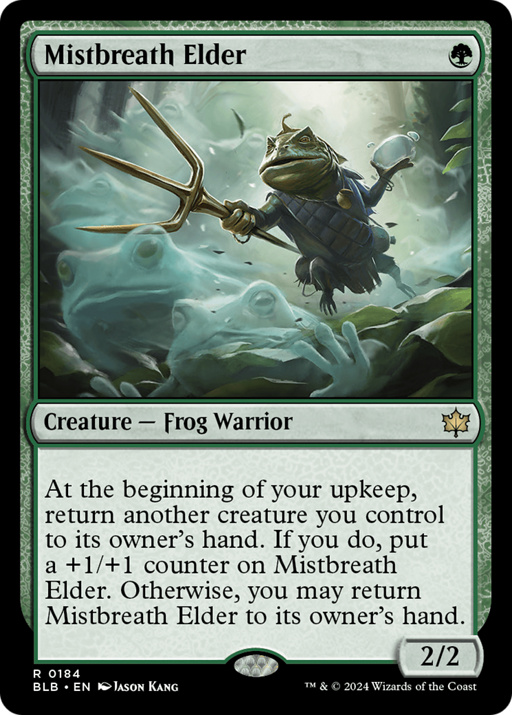 Mistbreath Elder (BLB-184) - Bloomburrow Foil