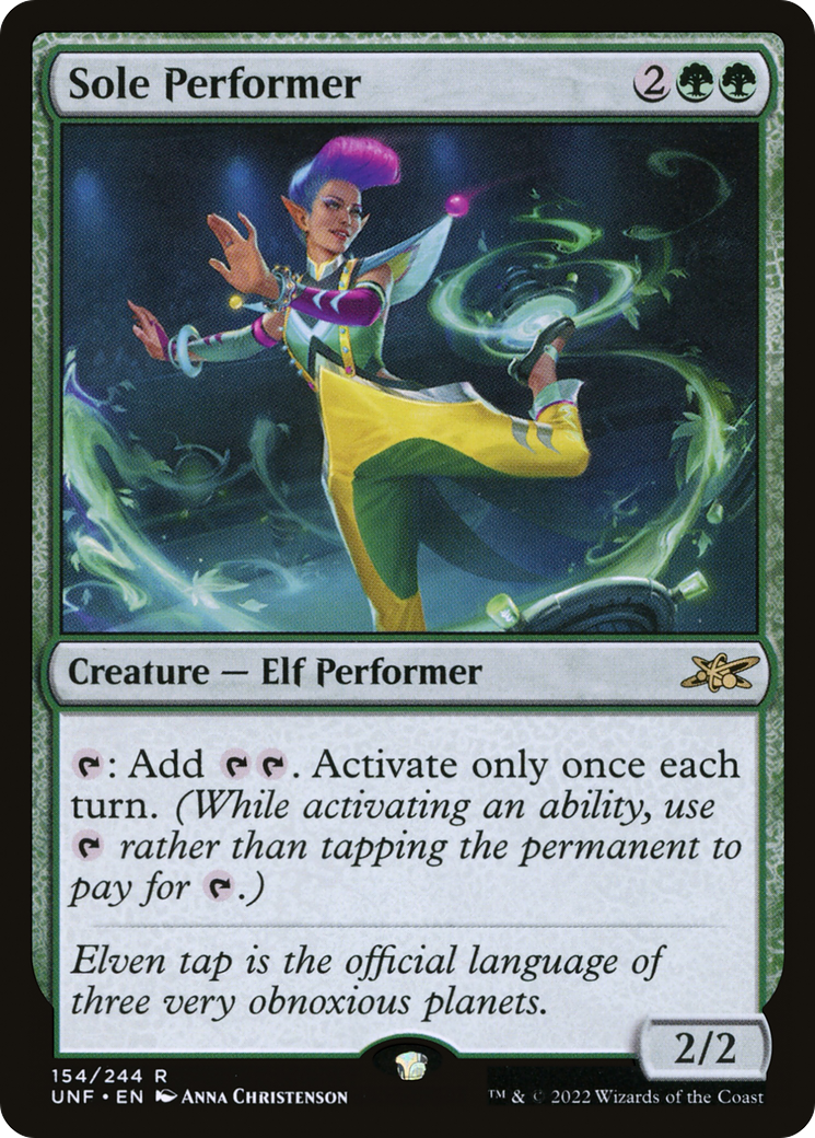 Sole Performer (UNF-154) - Unfinity Foil