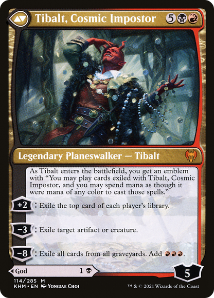 Valki, God of Lies // Tibalt, Cosmic Impostor (LIST-KHM-114) - The List