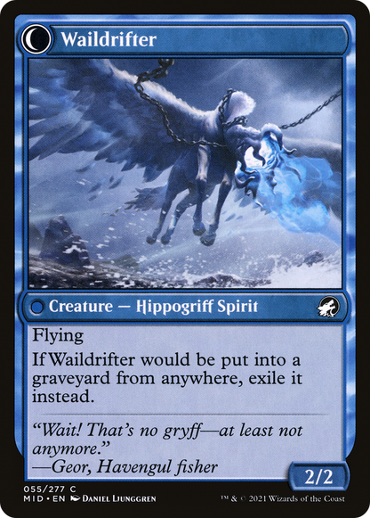 Galedrifter // Waildrifter (MID-055) - Innistrad: Midnight Hunt: (Double Faced Transform) Foil