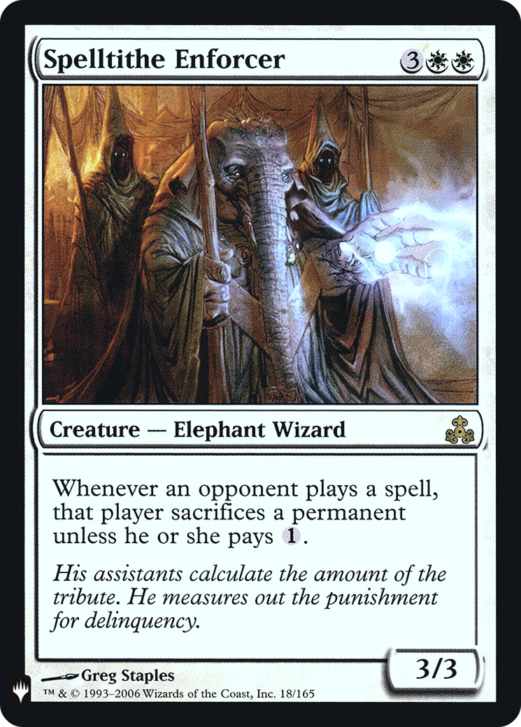 Spelltithe Enforcer (LIST-GPT-18) - The List Foil