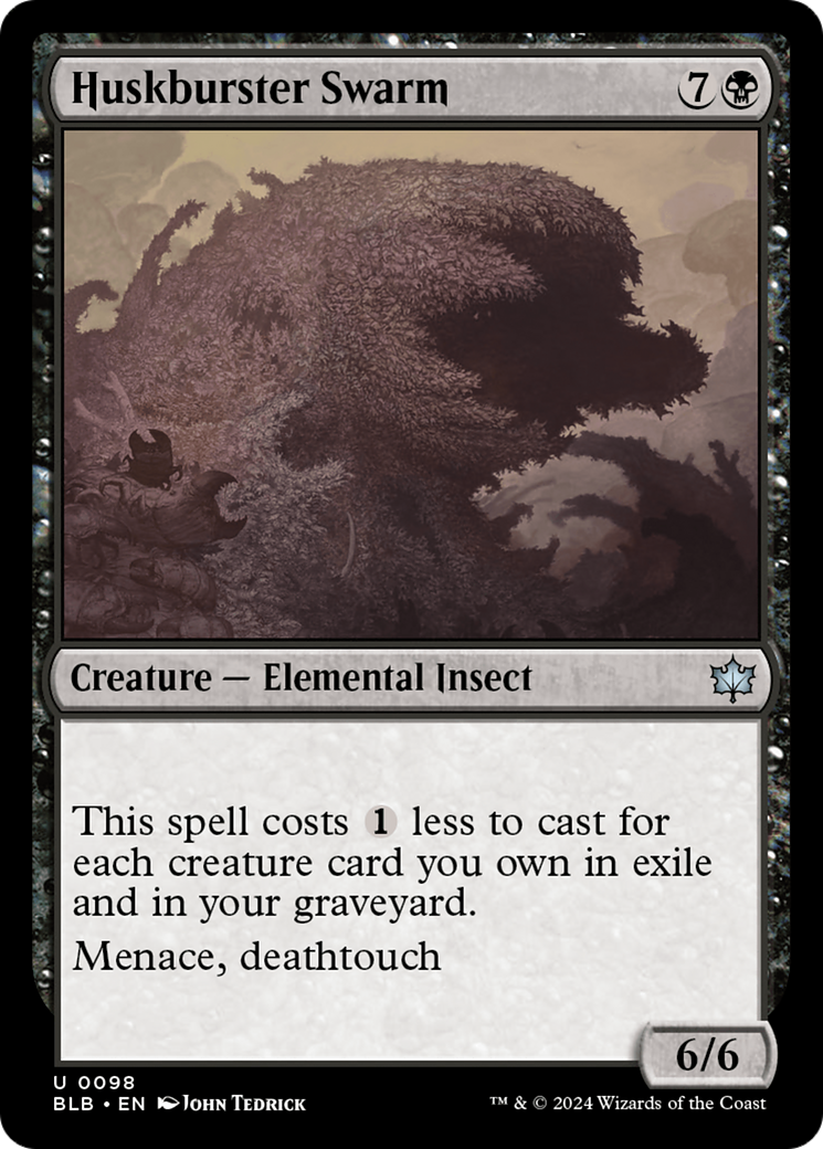 Huskburster Swarm (BLB-098) - Bloomburrow Foil