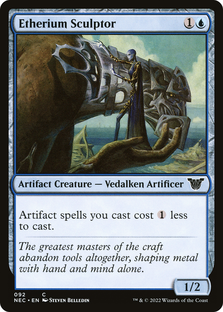 Etherium Sculptor (NEC-092) - Neon Dynasty Commander