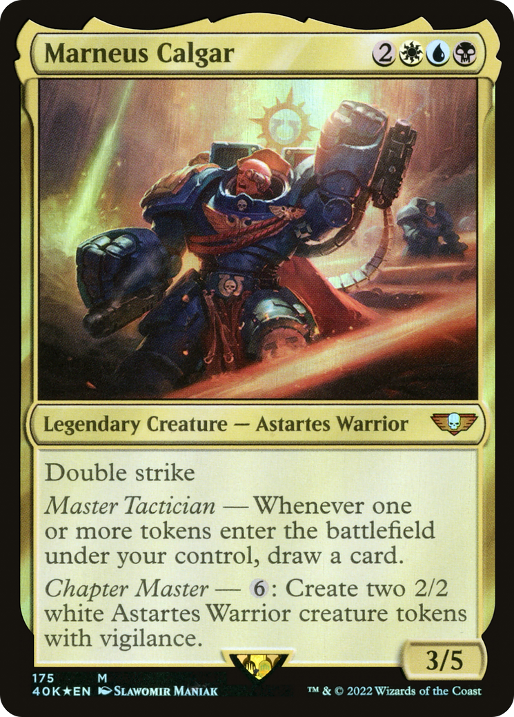 Marneus Calgar (40K-175) - Warhammer 40,000 Commander Foil