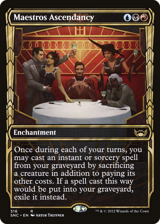 Maestros Ascendancy (SNC-316) - Streets of New Capenna: (Showcase)