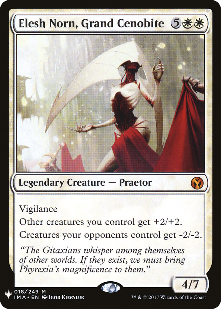 Elesh Norn, Grand Cenobite (LIST-IMA-18) - The List